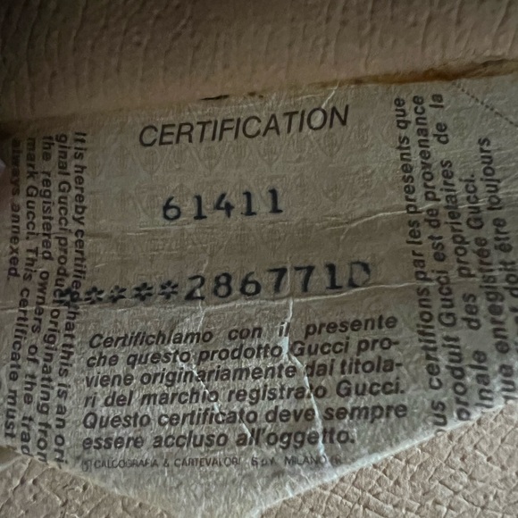 π― Authentic Gucci Vintage GG Sherry Line PVC Clutch - Picture 7 of 8